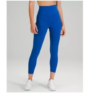 Lululemon Base Pace High-Rise Tight 25" Blue Spandex Ankle Leggings